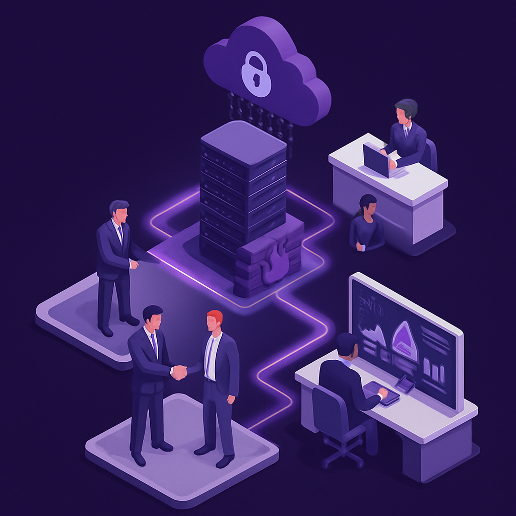 Equipe da S-Dips colaborando em um projeto de TI